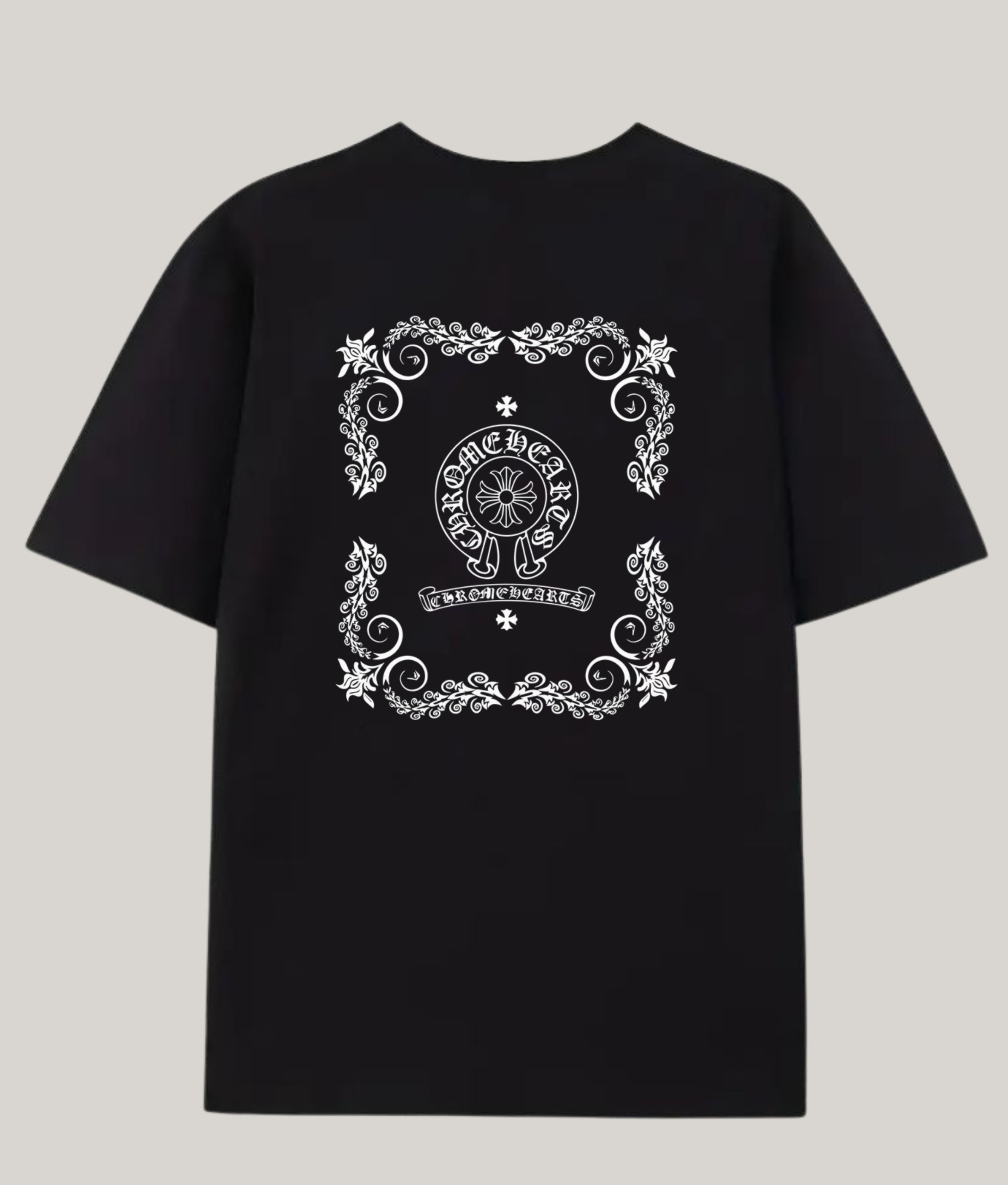 Gothic Filigree "Horseshoe" Oversized Tee