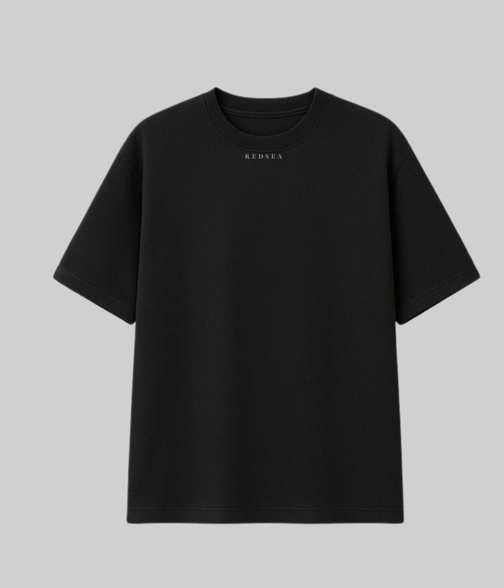 The "Moon Thief" Oversized Graphic Tee in Black