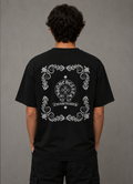 Gothic Filigree "Horseshoe" Oversized Tee