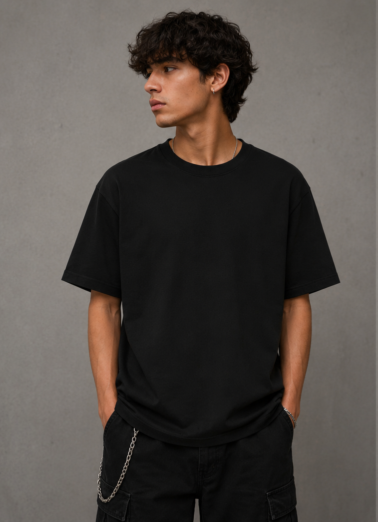 Gothic Filigree "Horseshoe" Oversized Tee